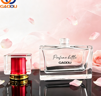 Étiquettes de parfum personnalisées de luxe, flacons de parfum vides en verre avec bouchon, 30 ml, 50 ml, 100 ml