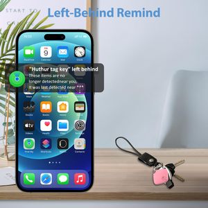 Traceurs Air Tracker compatibles avec <span class=keywords><strong>Apple</strong></span> Find My (iOS uniquement) – Localisateur de clés à batterie remplaçable avec cordon – Suivi mondial - Product Image 5