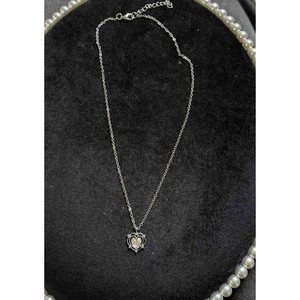 Gran oferta tendencia minimalista niños moda colgantes y dijes mariposa corazón inicial collar con cuentas al por mayor - Product Image 1