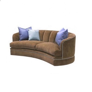 Canapé d'angle en <span class=keywords><strong>L</strong></span> pour salon, en tissu lin gris clair, ensemble de canapés modulaires, idéal pour hall d'hôtel - Product Image 4