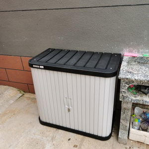 Armadietto da <span class=keywords><strong>Esterno</strong></span> <span class=keywords><strong>per</strong></span> <span class=keywords><strong>Balcone</strong></span> Giardino e Cortile Impermeabile <span class=keywords><strong>per</strong></span> Attrezzi da Giardinaggio e Ordine Domestico con Serratura - Product Image 2