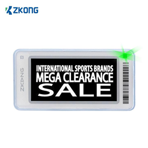 Zkong 2.13 Inch Acrylic E Mực Hiển Thị Giá Tag Mã Vạch Treo Điện Tử <span class=keywords><strong>Wifi</strong></span> Giá Tag Cho Thực Phẩm Tươi Sống Freeze Esl - Product Image 2