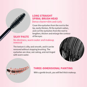 BIOAQUA-maquillaje de pestañas único, máscara de fibra de Etiqueta Privada, resistente al agua, volumen ORGÁNICO, VEGANO, potenciador de pestañas - Product Image 2