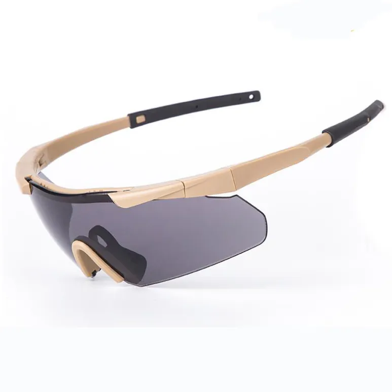Occhiali tattici da tiro antiappannamento ad alto impatto occhiali da sole Evewear per bicicletta da ciclismo all'aperto