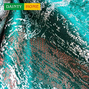 Blackout Thermal <strong>Painterly</strong> Fluid Water Foliage Pattern 100% Polyester Fire Retardant Hot Stamping Insulated Modern <strong>Curtain</strong> - Product Image 3
