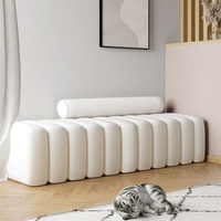 Chaise longue moderne pour salon, canapé-lit rembourré, chaise de luxe, tabouret de bout de lit, tabouret pour magasin de vêtements, tabouret pour chaussures