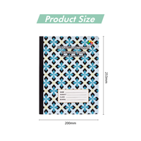 Carnet de composition promotionnel de 100 feuilles pour entreprise, reliure cousue, logo personnalisé, bonne qualité, fournisseur scolaire en gros