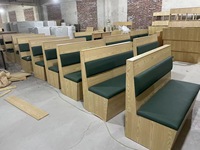 XY Meilleure Table et Chaise de Café-Bar Ensemble de Meubles pour Restaurant Combinaison Tavern Meubles pour Restaurant Canapé Occidental Banquette en U de Loisirs
