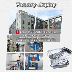 7900ml 450*360*80mm Wegwerp Aluminiumfolie Bakje met Kartonnen Deksel, Robuuste Schaal, Afhaalcontainer, Aluminiumfolie Container - Product Image 3