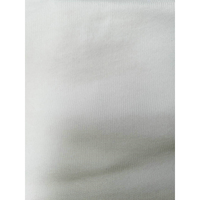 Tissu en coton égyptien blanc tricoté