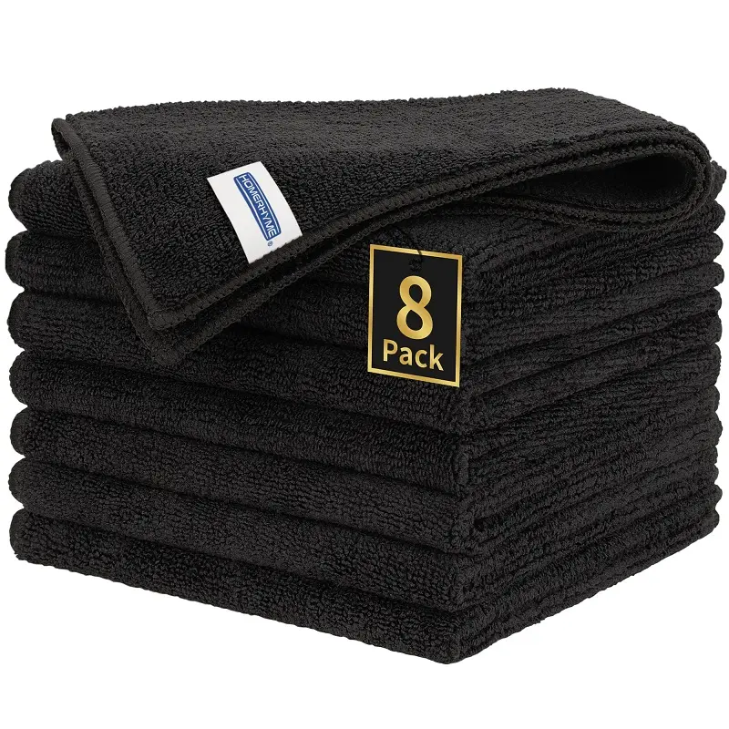 Eco-Friendly 300GSM Microfiber Cleaning Cloths 40*40cm Super Absorbent Cleaning Towel Reusable Microfiber Kitchen Car Towels