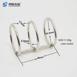 EWANG - Mini Clip Decorativo de 3 Anillos para Calendario, Anillo Metálico para Regalos, Venta al por Mayor - Product Image 3