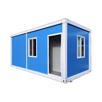 Bureau mobile de pièce en acier plate mobile de conteneur de 20 pieds, résidence extérieure