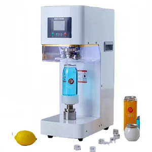 TES Automatic Electric PET Can Sealing Machine Iron Can Sealing Machine Tinplate Soft Drink Cup Can Capping Sealing Machine