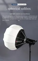 Nouvelle boîte à lumière sphérique pliable KQ65 65cm 26 pouces, diffuseur de flash en forme de boule, monture Bowens, pour studio vidéo.