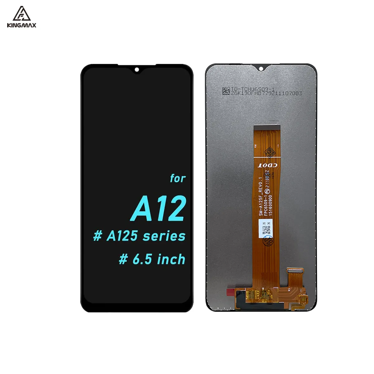 شاشة A125 أصلية mudul A125 لشاشة لمس LCD A12 لشاشة تعمل باللمس بديلة من مجموعة محول الأرقام بشاشة LCD A125F A127F