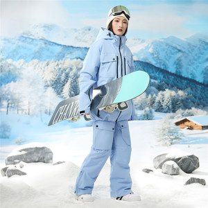 Pantalones <span class=keywords><strong>de</strong></span> Snowboard para Hombre, Nuevos, con Bolsillos Grandes, Super Holgados, Impermeables, Resistentes al Viento, 20000mm, con Cremallera, <span class=keywords><strong>de</strong></span> Poliéster, para <span class=keywords><strong>Parejas</strong></span> - Product Image 5