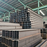 Grand stock de poutres en H Q355B S355JR haute résistance ASTM A572 Gr50 pour projets de ponts et structures en acier industriel lourds