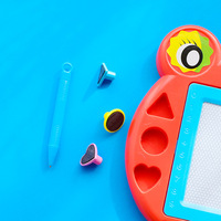 Ensemble de jouets de dessin en plastique miniature de 10 pouces pour enfants, tableau magique à gribouiller