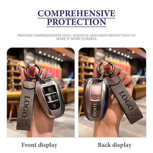 Nouveau étui de clé de voiture en TPU housse de protection pour Peugeot 107 207 307 308 407 607 3008 5008 Citroen Xsara <span class=keywords><strong>Picasso</strong></span> C5 C6 C8 accessoires - Product Image 4