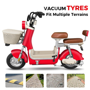 Scooter Eléctrico Little Mary de 48V, Bicicleta Inteligente de Dos Ruedas para Desplazamientos con Asientos Dobles y Canasta Delantera - Product Image 4