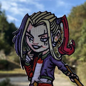 Custom Iron On Large Design Woven <strong>Patches</strong> Embroidery Logo Embroidered Chenille <strong>Patch</strong> - Product Image 2