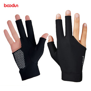 Boodun 3 Finger Billiards Pool <b>Gloves</b>, Left & Right Hand Universal Snooker Cue <b>Glove</b>, Premium Non-Slip Breathable Professional - Product Image 3