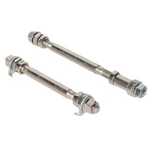 Ejes de tambor de flores para bicicleta, eje sólido de cambio delantero izquierdo \ delantero derecho, eje de rueda de bicicleta, piezas de repuesto, eje sólido para bicicleta de montaña - Product Image 5