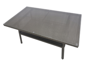 Ensemble <span class=keywords><strong>de</strong></span> salle à manger <span class=keywords><strong>de</strong></span> patio tissé <span class=keywords><strong>en</strong></span> résine marron Nassau 7 pièces par Northlight, résistant aux intempéries, <span class=keywords><strong>en</strong></span> osier synthétique pour l'extérieur - Product Image 2