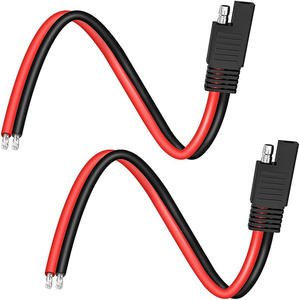 SAEConnector kabel ekstensi baterai otomotif, 2 Pin cepat memutuskan kawat konektor Harness ke kabel konektor harness - Product Image 4