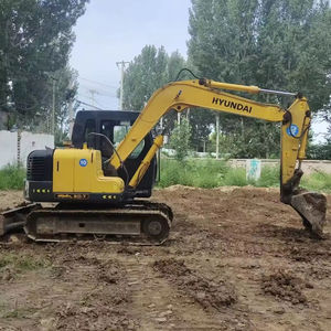 เครื่องขุด R80ฮุนไดมือสองน้ำหนัก8ตันพร้อมเครื่องยนต์ yanmar และส่วนประกอบหลักของปั๊มผลิตในเกาหลี - Product Image 1