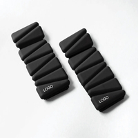 Haltères de poignet triangulaires en silicone réglables pour fitness, yoga, entraînement de musculation et exercices de traction manuelle
