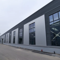 Nave Industrial Prefabricada de Acero de Alta Resistencia con Estructura Metálica de Vigas H según Norma ASTM para la Construcción de Hangares Industriales