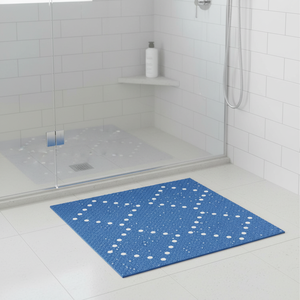 Spirella Collezione Alaska, Tappetino Doccia 91 x 36, PVC, Blu - Product Image 3