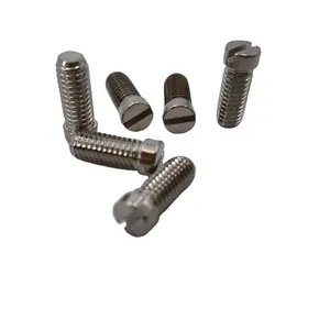 Chicago Binding Screws and Nut Bolt Knurled Cylindrical Head Machine Screws Factory Sale Flat Slotted Brass Customized Size Free