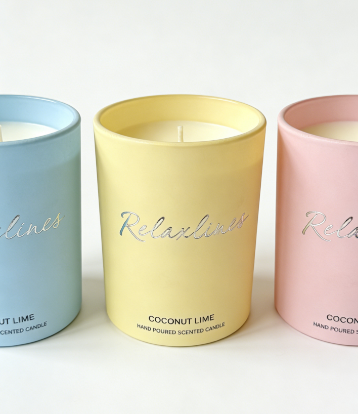 Custom Glass jar or Glass Jar candles available