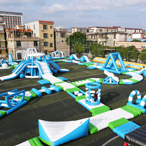 Parc aquatique gonflable de qualité commerciale, parcours d'obstacles flottant modulaire Aqua pour la mer et le lac, aire de jeux gonflable flottante - Product Image 4