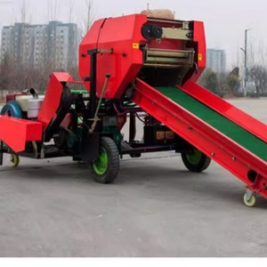 Presse à balles rondes Juncao <span class=keywords><strong>pour</strong></span> ensilage d'herbe géante, de tiges de maïs et de foin - Product Image 4