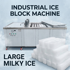Machine à glaçons commerciale industrielle, machine à glaçons, 1000 kg - Product Image 1