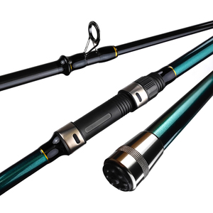 Serie <span class=keywords><strong>Tasta</strong></span>, portátil, potente, duradero, cinco secciones, guías suaves, telescopio de fibra de carbono, caña de pescar giratoria para pesca en Lago - Product Image 5