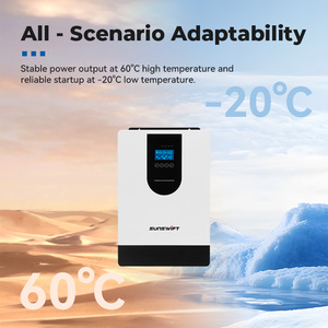 SunSwift 4KW 24V Onduleur solaire hybride à onde sinusoïdale pure avec WIFI et MPPT haute efficacité pour systèmes solaires - Product Image 2