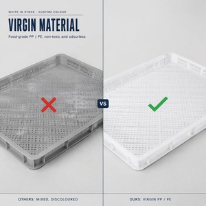 ถาดตาข่ายพลาสติกสำหรับอบแห้งผลไม้ ผัก ชา เครื่องเทศ และสมุนไพร - Product Image 4