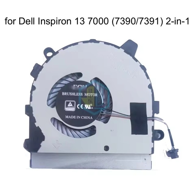 Laptop CPU Cooling Fan For Dell Inspiron 13 7000 7390 7391 2-in-1 P113G001 023.100GI.0011 PC Cooler 01XVDH 0HYPYN HYPYN 1XVDH