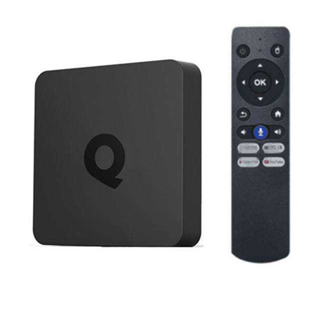 China Q1 4K Android TV 10 OS 2.4/5.8G WiFi BT Voice Remote Contontrol Inclu Android 10 Set Top Tvbox Smart Android TV Box