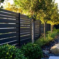 Panel de Cerca de Aluminio para Patio Trasero, Pantalla de Privacidad con Recubrimiento en Polvo, Resistente a la Oxidación, Cerca de Seguridad para Jardín, Tamaño Personalizado, Venta al Por Mayor, OEM