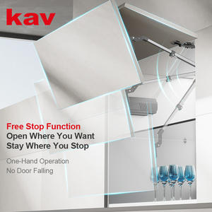 Mécanisme de <span class=keywords><strong>cuisine</strong></span> Kav, support de placard à fermeture douce réglable, tige de levage hydraulique <span class=keywords><strong>avec</strong></span> fer + plastique, modèle de levage à arrêt libre HM09 - Product Image 3