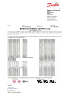 Convertisseur de fréquence Danfoss FC-101P22KT4E20H4X Danfos VSD 22kW Variateurs de fréquence pour pompe