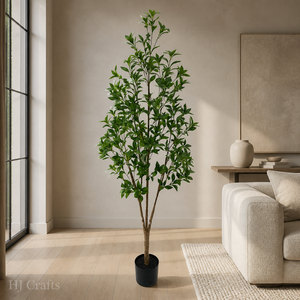 Arbre artificiel <span class=keywords><strong>Pieris</strong></span> <span class=keywords><strong>Japonica</strong></span> de 1,8 m en gros, fausse plante Andromeda japonaise, résistant aux UV, durable, pour intérieur, maison, bureau, hôtel - Product Image 3
