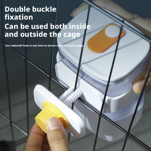 Dispensador <span class=keywords><strong>de</strong></span> Agua Semiautomático Tipo Jaula Colgante, Resistente al Agua, Juego <span class=keywords><strong>de</strong></span> Comederos Colgantes <span class=keywords><strong>para</strong></span> Reptiles, Perros y Mascotas - Product Image 3