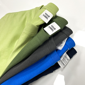 Camiseta Blanca para Hombre, 260 g/m², Algodón Peinado Compacto Siro, Cuello Redondo, Manga Corta, Alta Calidad, Personalizable - Product Image 2